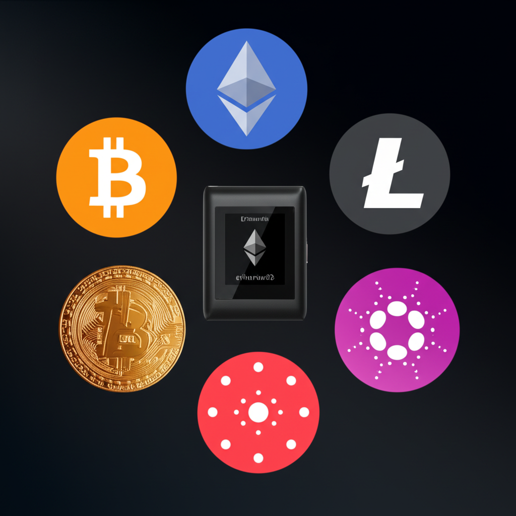 BitBox02 Supported Cryptocurrencies - Bitcoin, Ethereum, Litecoin